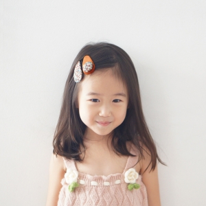 Girl Hair Clip Geometric Button Set (GHP9180)